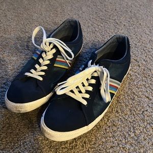 Navy blue Penguin flat shoes size 11